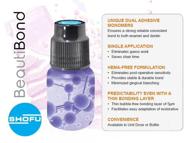 thumbnail image 2 of Shofu BeautiBond – Light-Cured Self-Etch Dental Adhesive – 7th Gen – Exp 05/2027 2 of 5